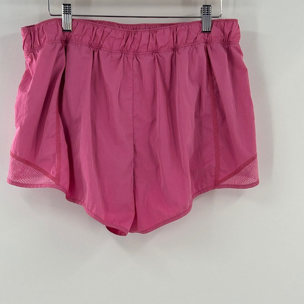 OFFLINE by Aerie Pink Running Athletic Shorts XL Dolphin Hem Mesh Gymcre